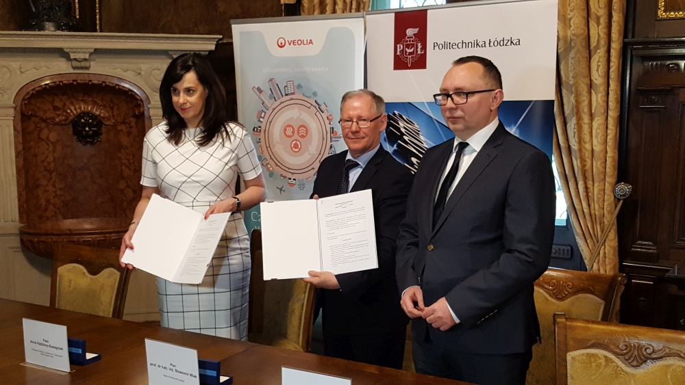 Podpisanie umowy między Veolia Energia Łódź a Politechniką Łódzką - 2