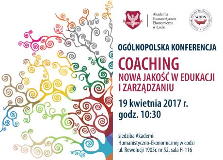 Coaching - nowa jakość w edukacji i zarządaniu - konferencja w AHE