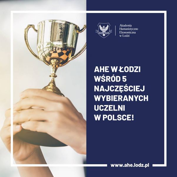 AHE wśród 5 najczęściej wybieranych uczelni w Polsce