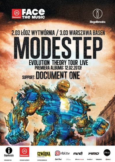 Modestep - plakat