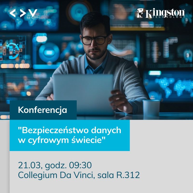 Bezpieczeństwo danych w cyfrowym świecie - konferencja w Collegium Da Vinci