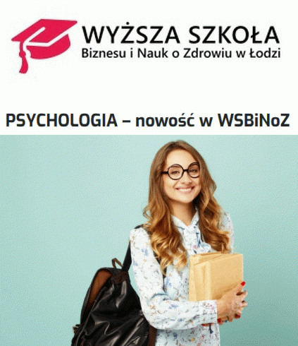 Psychologia - nowość w WSBiNoZ