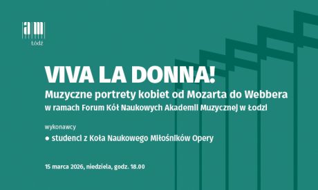 VIVA LA DONNA! Muzyczne portrety kobiet od Mozarta do Webbera