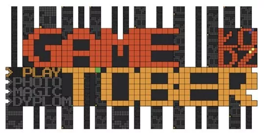 Grafika wystawy PLAYTOBER z cyklu GAMETOBER 2026 w Galerii ASP przy Piotrkowskiej 68