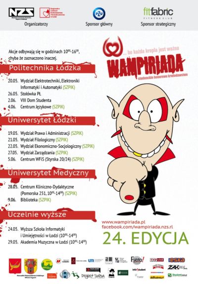 Wampiriada 2014 - Plakat