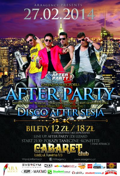 AFTER PARTY plakat