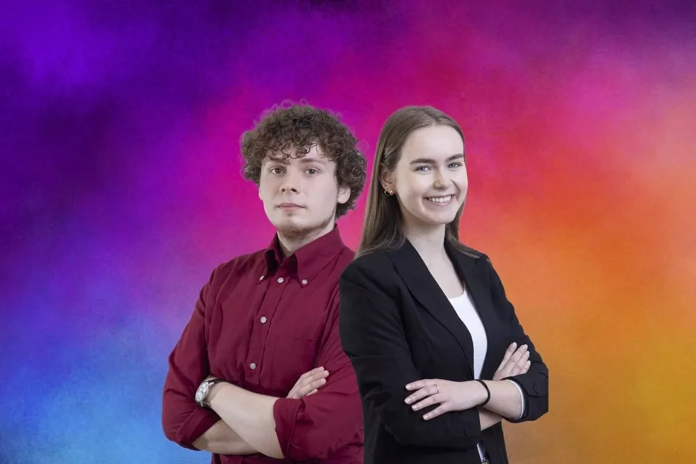 Studenci Wydziału Prawa i Administracji UŁ – zdjęcie zapowiadające dzień otwarty.
