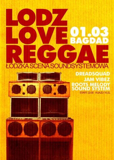 Łódź Love Reggae plakat